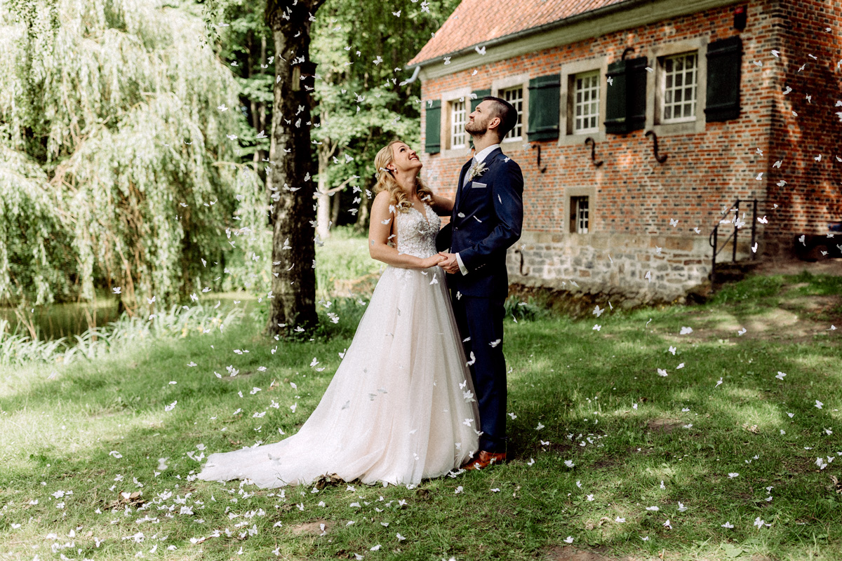Hochzeitsfotos im Sommer in Dinklage Hochzeitsfotograf Lichtbildlars Vechta