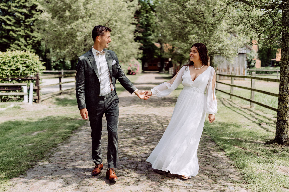 Hochzeitsfotos im Sommer in Vechta Hochzeitsfotograf Lichtbildlars Vechta