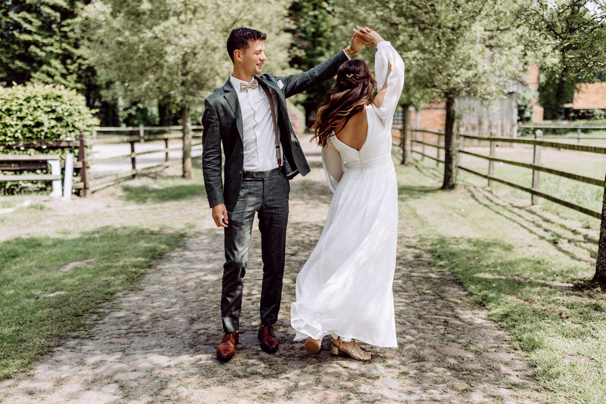 Hochzeitsfotos im Sommer in Vechta Hochzeitsfotograf Lichtbildlars Vechta